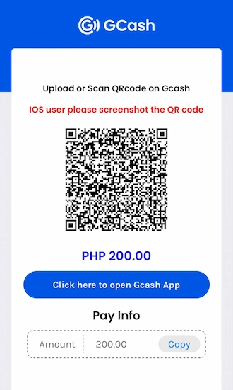 🌐Step 4: Open their GCash wallet to update or scan the QR code.