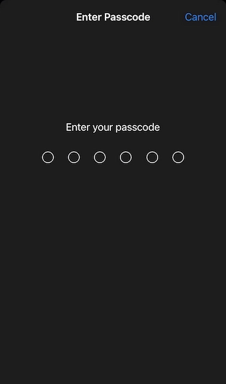 🌐Step 5: Your device will ask for a passcode to confirm app installation.